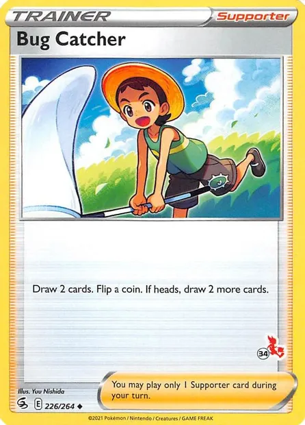 Bug Catcher, Pokémon card BA22 226-34 — Battle Academy 2022 set