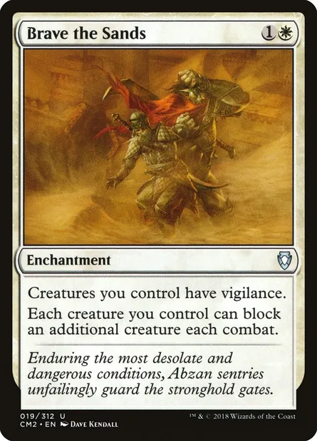 Brave the Sands, Magic card CM2 19 — Commander Anthology Volume II set