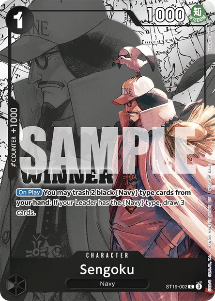 Sengoku, carte One Piece ST19-002 — extension NOIR Smoker