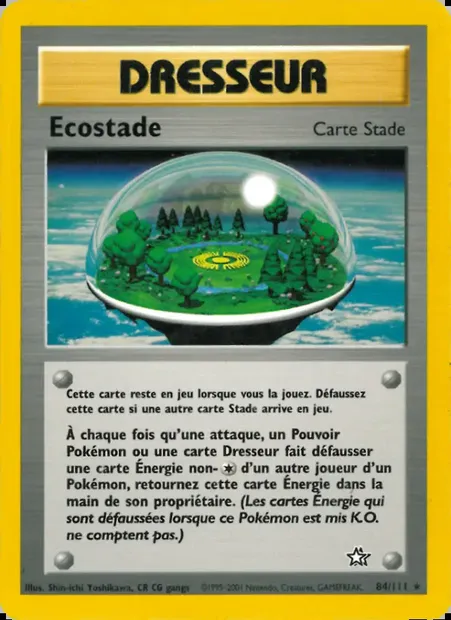 Ecostade, carte Pokémon NG 84 — extension Neo Genesis