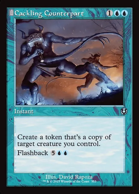 Équivalent caquetant, carte Magic INR 353 — extension Innistrad Remastered