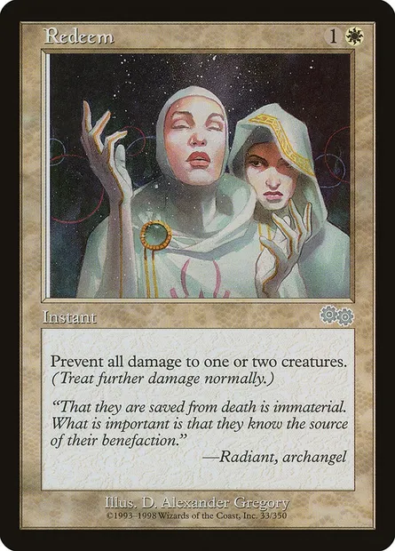 Redeem, Magic card USG 33 — Urza's Saga set
