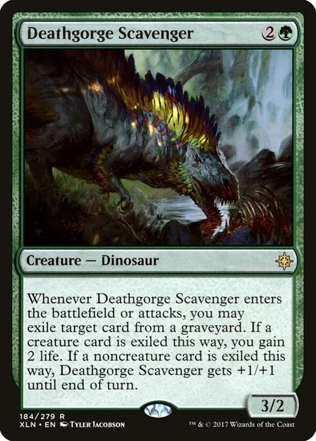Deathgorge Scavenger, Magic card XLN 184 — Ixalan set