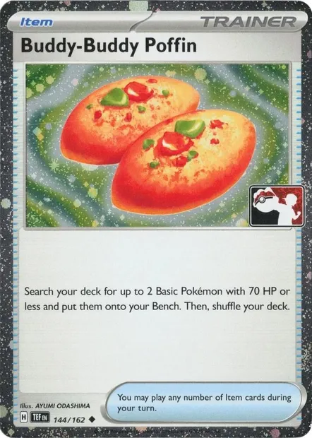 Buddy-Buddy Poffin, Pokémon card PPS 144h — Play! Pokémon Prize Pack Series set