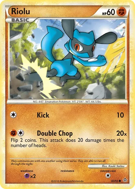 Riolu, Pokémon card UL 60 — Unleashed set