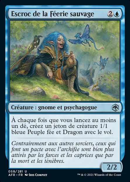 Escroc de la Féerie sauvage, carte Magic AFR 58 — extension Forgotten Realms: Aventures dans les Royaumes Oubliés