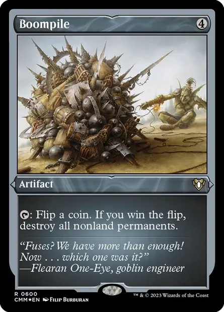 Boompile, Magic card CMM 600 — Commander Masters set