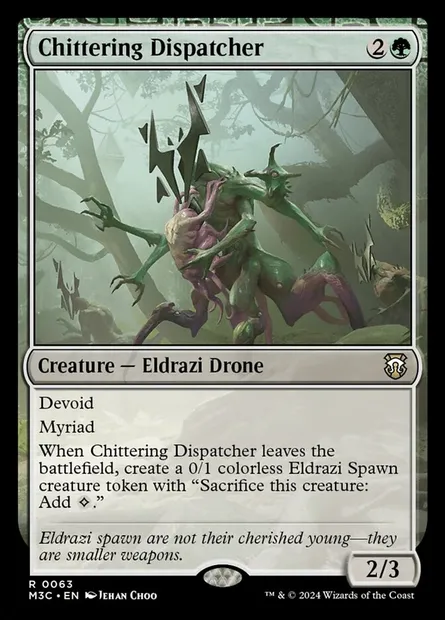 Chittering Dispatcher, Magic card M3C 63 — Modern Horizons 3 Commander set