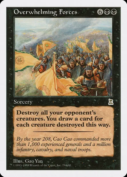 Forces insurmontables, carte Magic PTK 79 — extension Portal Three Kingdoms