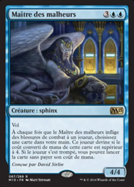 Maître des malheurs, carte Magic M15 67 — extension Magic 2015