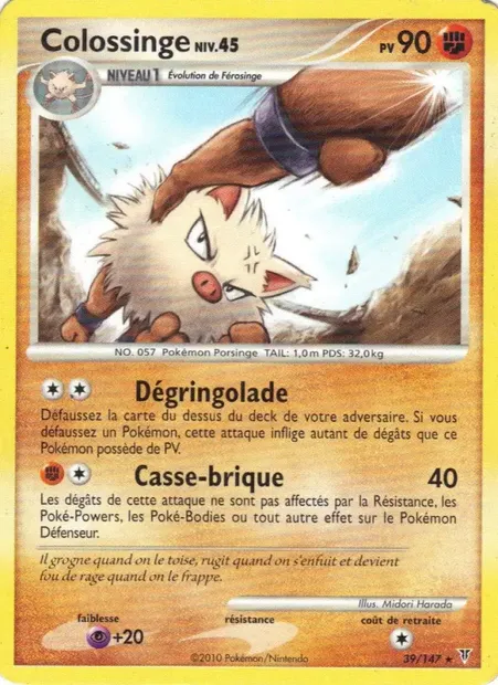 Colossinge, carte Pokémon SV 39 — extension Vainqueurs Suprêmes