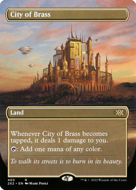 City of Brass, Magic card 2X2 403 — Double Masters 2022 set