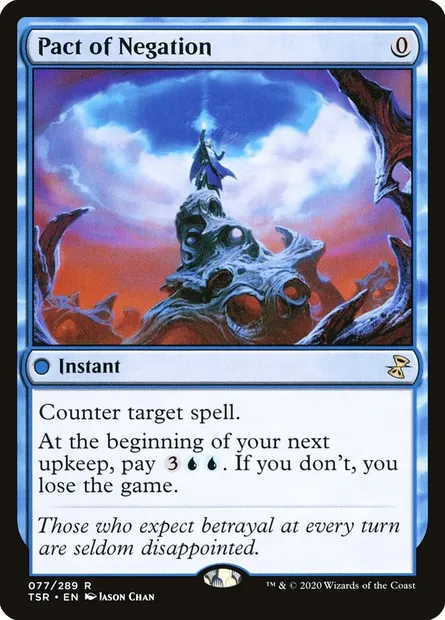 Pact of Negation, Magic card TSR 77 — Time Spiral Remastered set