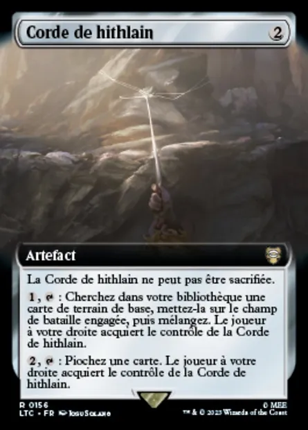 Corde de hithlain, carte Magic LTC 156 — extension Tales of Middle-earth Commander