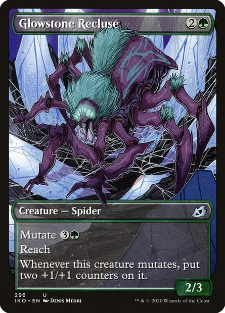 Glowstone Recluse, Magic card IKO 296 — Ikoria: Lair of Behemoths set