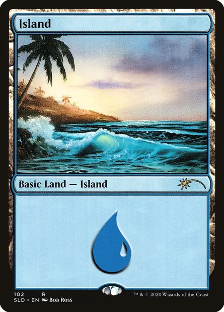 Island, Magic card SLD 102 — Secret Lair Drop set