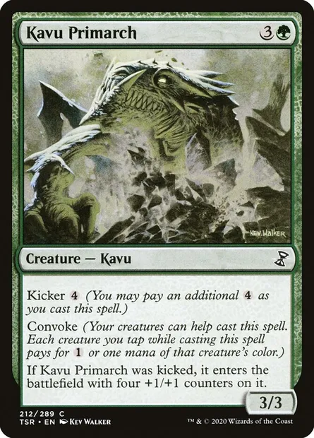 Kavu Primarch, Magic card TSR 212 — Time Spiral Remastered set