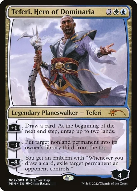 Téfeiri, héros de Dominaria, carte Magic PPRO 2022-2 — extension Pro Tour Promos