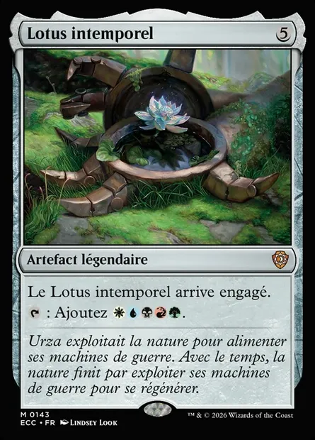Lotus intemporel, carte Magic ECC 143 — extension Lorwyn Eclipsed Commander