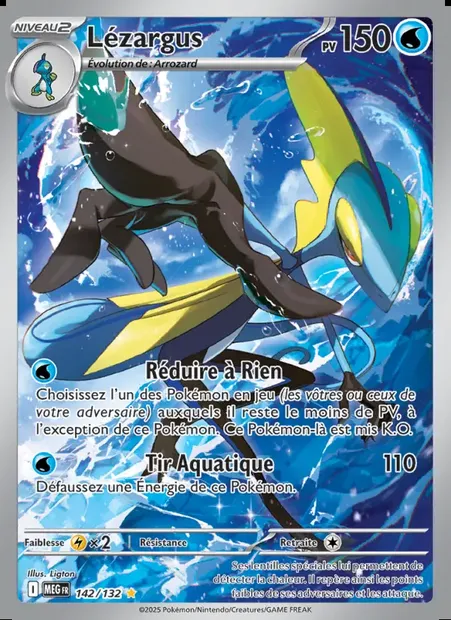Lézargus, carte Pokémon MEG 142 — extension Méga-Évolution