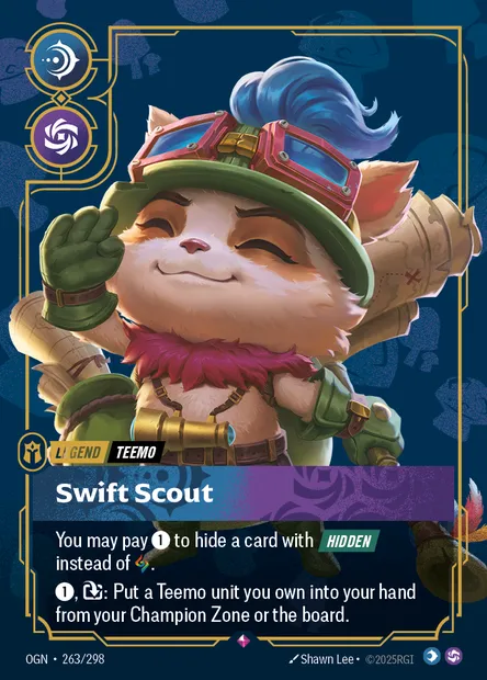 Swift Scout, Riftbound card OGN 263 — Origins set