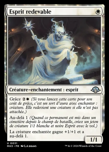 Esprit redevable, carte Magic MH3 31 — extension Modern Horizons 3