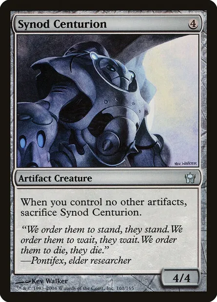 Synod Centurion, Magic card 5DN 161 — Fifth Dawn set