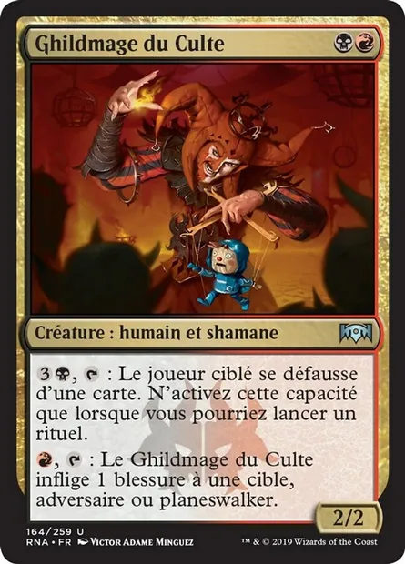Ghildmage du Culte, carte Magic RNA 164 — extension L'allégeance de Ravnica