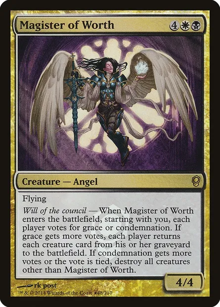 Magister of Worth, Magic card PCNS 48★ — Conspiracy Promos set