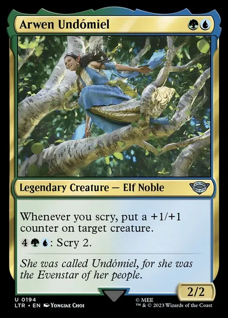 Arwen Undómiel, Magic card LTR 194 — The Lord of the Rings: Tales of Middle-earth set