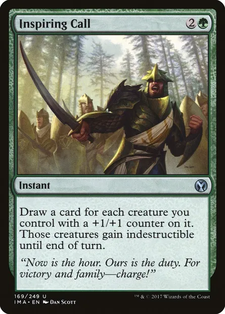 Inspiring Call, Magic card IMA 169 — Iconic Masters set