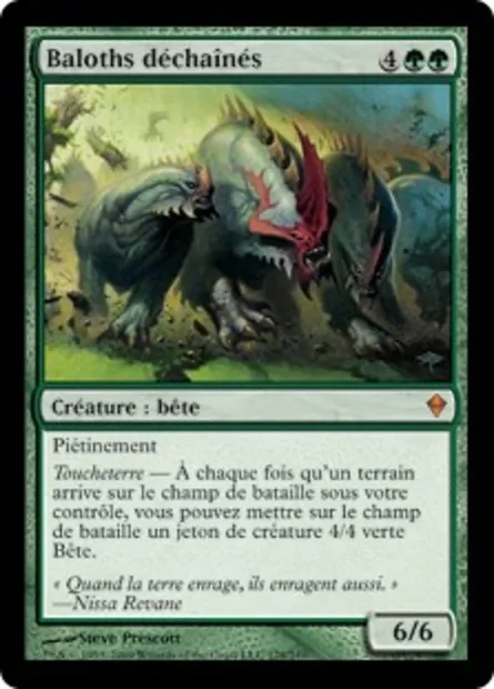 Baloths déchaînés, carte Magic ZEN 178 — extension Zendikar
