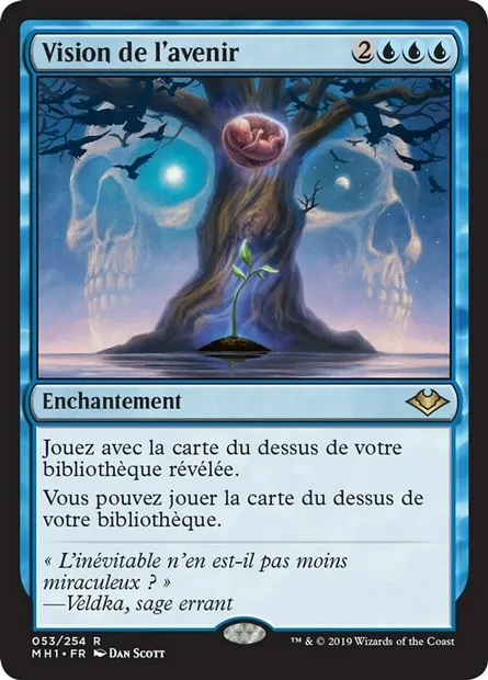 Vision de l'avenir, carte Magic MH1 53 — extension Horizons du Modern