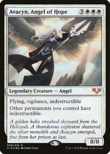 Avacyn, ange de l'espoir, carte Magic V15 5 — extension From the Vault: Angels