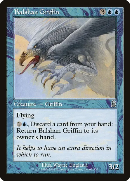 Balshan Griffin, Magic card ODY 67 — Odyssey set