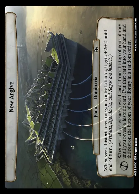 New Argive, Magic card MOC 59 — March of the Machine Commander set