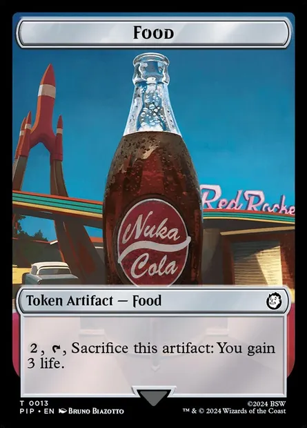Food, Magic card TPIP 13 — Fallout Tokens set