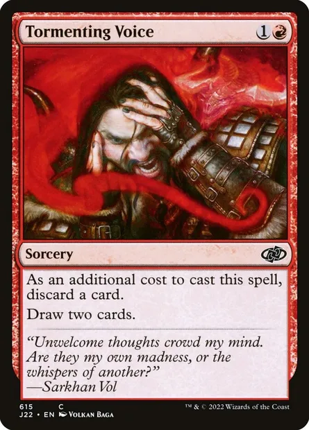 Tormenting Voice, Magic card J22 615 — Jumpstart 2022 set