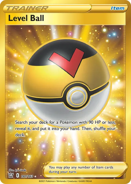 Level Ball, Pokémon card BST 181 — Battle Styles set