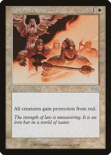 Loi suprême, carte Magic USG 2 — extension Epopée d'Urza