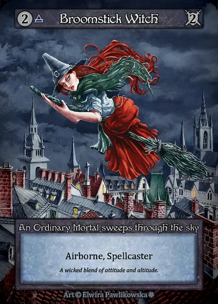 Broomstick Witch, carte Sorcery GOT 042 — extension Gothic
