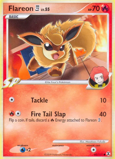 Flareon E4, Pokémon card RR 60 — Rising Rivals set