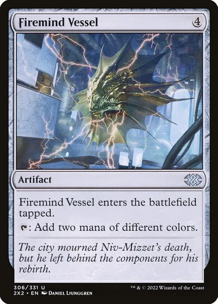 Firemind Vessel, Magic card 2X2 306 — Double Masters 2022 set