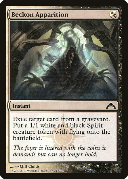Beckon Apparition, Magic card GTC 212 — Gatecrash set