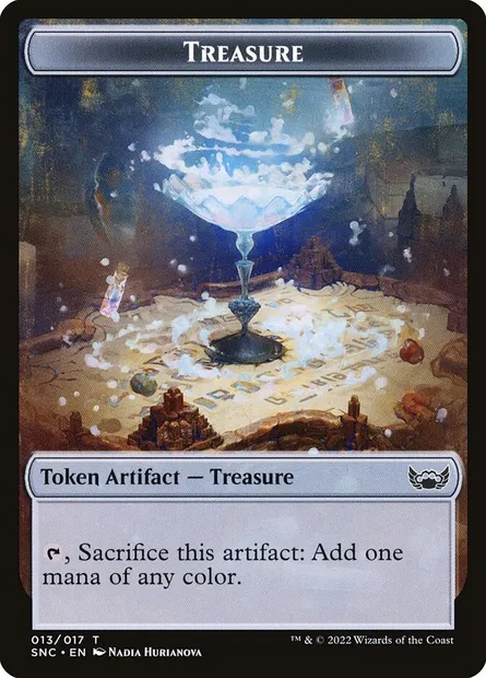 Treasure, Magic card TSNC 13 — Streets of New Capenna Tokens set
