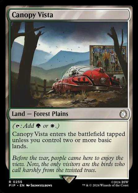 Canopy Vista, Magic card PIP 255 — Fallout set