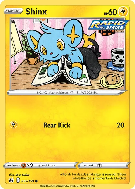 Shinx, Pokémon card CRZ 039 — Crown Zenith set