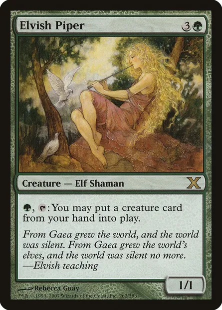 Elvish Piper, Magic card 10E 262 — Tenth Edition set