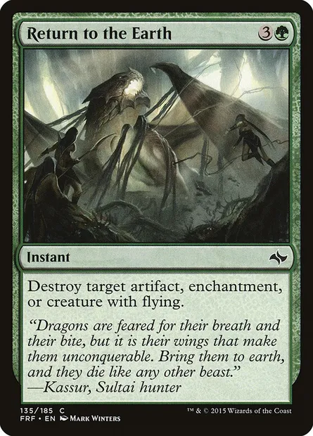 Return to the Earth, Magic card FRF 135 — Fate Reforged set