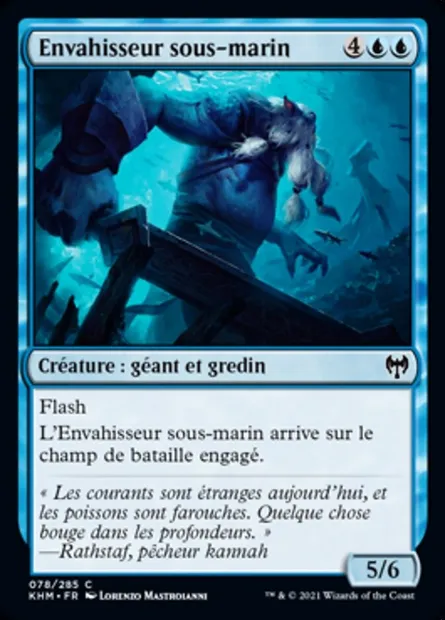 Envahisseur sous-marin, carte Magic KHM 78 — extension Kaldheim